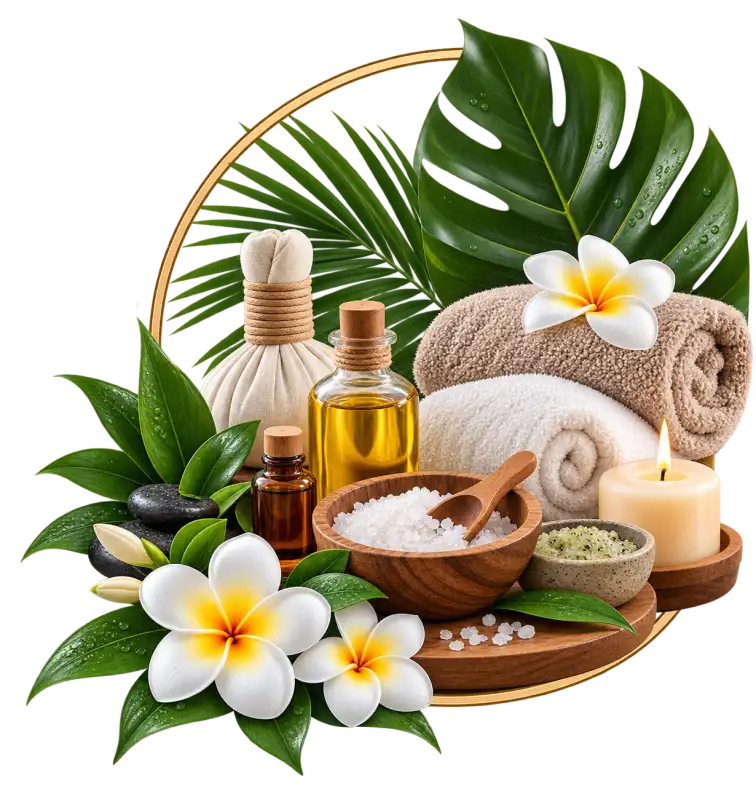 Aroma massage treatment at D’Bintan Salon Day Spa using aromatic essential oils