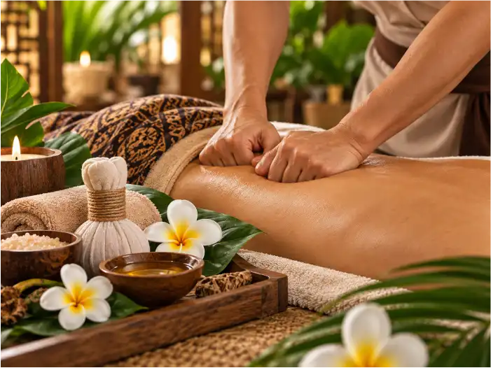 Traditional Massage treatment at D’Bintan Spa