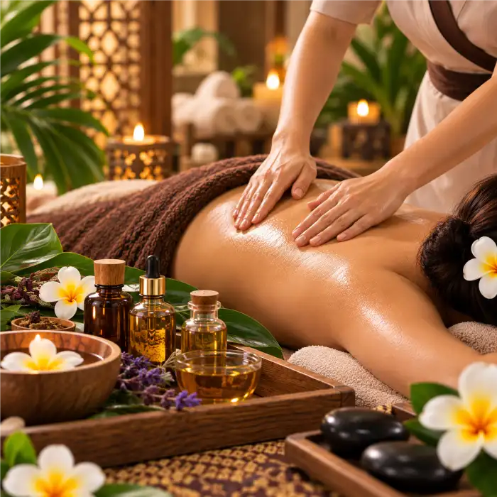 Relaxing aroma massage experience at D’Bintan Salon Day Spa